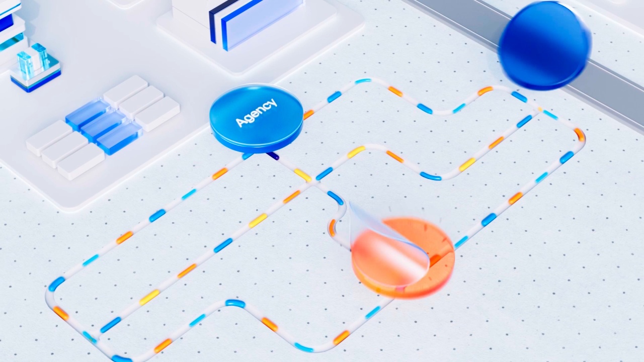 3D explainer video example for project management software